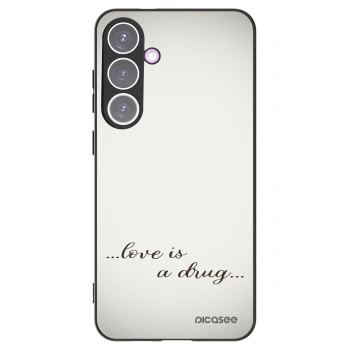 Picasee silikónový čierny obal pre Samsung Galaxy S24+ S926B 5G - Love is a drug
