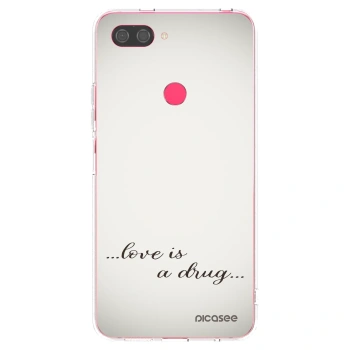 Picasee silikónový prehľadný obal pre Xiaomi Mi 8 Lite - Love is a drug