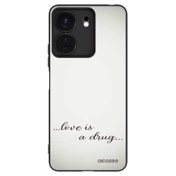 Picasee silikónový čierny obal pre Xiaomi Redmi 13C 4G - Love is a drug