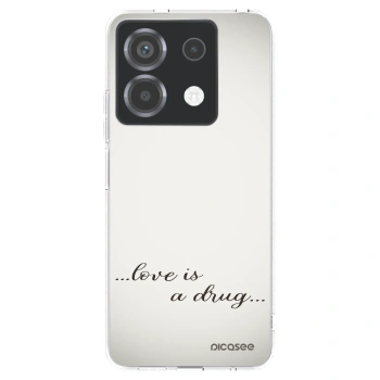 Picasee silikónový prehľadný obal pre Xiaomi Poco X6 - Love is a drug