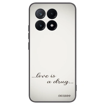 Picasee silikónový čierny obal pre Xiaomi Poco X6 Pro - Love is a drug