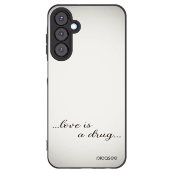 Picasee silikónový čierny obal pre Samsung Galaxy A25 A256B 5G - Love is a drug