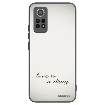 Picasee silikónový čierny obal pre Xiaomi Redmi Note 12 Pro 4G - Love is a drug