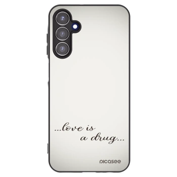 Picasee silikónový čierny obal pre Samsung Galaxy A15 A155F 4G - Love is a drug