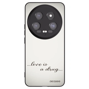 Picasee silikónový čierny obal pre Xiaomi 14 Ultra - Love is a drug