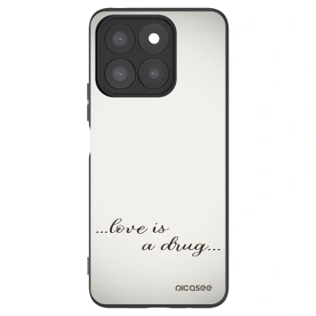 Picasee silikónový čierny obal pre Honor X8b - Love is a drug