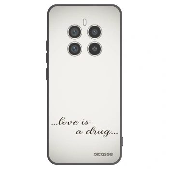 Picasee silikónový čierny obal pre Realme 12 Pro 5G - Love is a drug