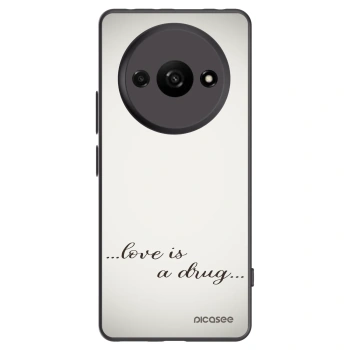 Picasee silikónový čierny obal pre Xiaomi Redmi A3 - Love is a drug