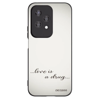 Picasee silikónový čierny obal pre Honor 200 Lite - Love is a drug