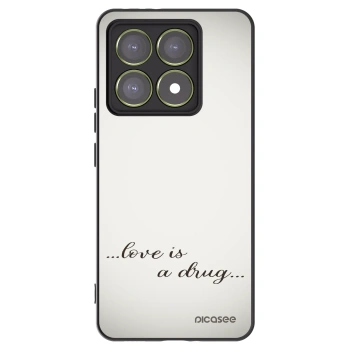 Picasee silikónový čierny obal pre Xiaomi 14T - Love is a drug