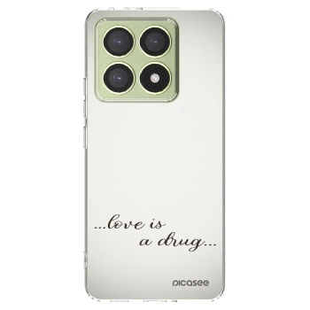 Picasee silikónový prehľadný obal pre Xiaomi 14T - Love is a drug