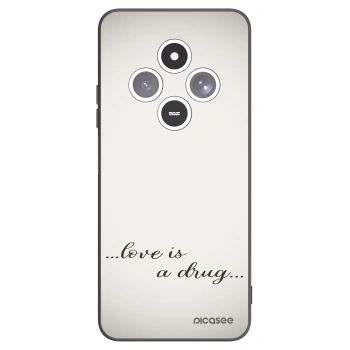 Picasee silikónový čierny obal pre Xiaomi Redmi 14C - Love is a drug