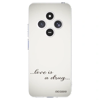 Picasee silikónový prehľadný obal pre Xiaomi Redmi 14C - Love is a drug