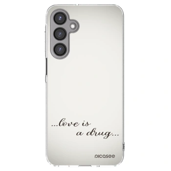 Picasee silikónový prehľadný obal pre Samsung Galaxy A16 5G - Love is a drug