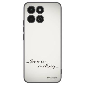 Picasee silikónový čierny obal pre Honor 200 Smart 5G - Love is a drug