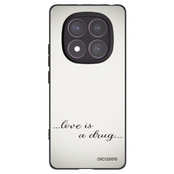 Picasee silikónový čierny obal pre Xiaomi Redmi Note 14 Pro 4G - Love is a drug