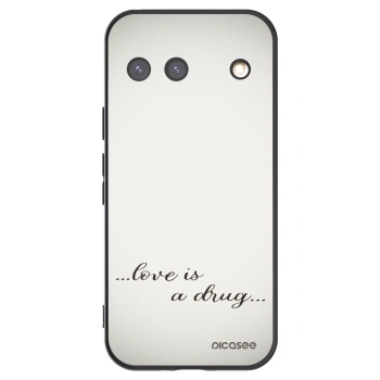 Picasee silikónový čierny obal pre Google Pixel 9 - Love is a drug