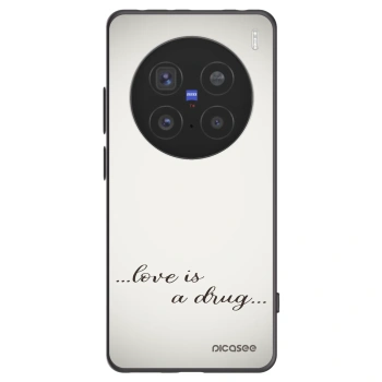 Picasee silikónový čierny obal pre Vivo X200 Pro - Love is a drug