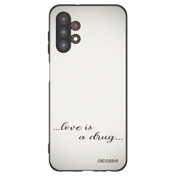 Picasee silikónový čierny obal pre Samsung Galaxy A13 5G - Love is a drug
