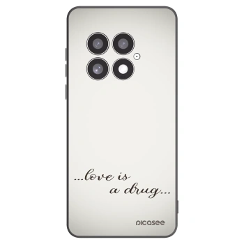 Picasee silikónový čierny obal pre OnePlus 13 5G - Love is a drug