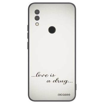 Picasee silikónový čierny obal pre Xiaomi Redmi 7 - Love is a drug