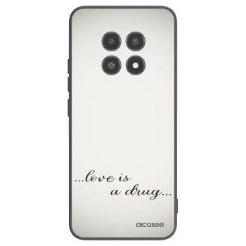 Picasee silikónový čierny obal pre Realme 12X - Love is a drug