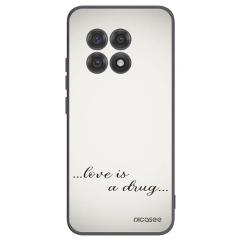 Picasee silikónový čierny obal pre OnePlus 13R 5G - Love is a drug
