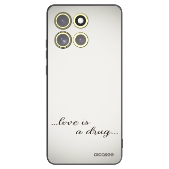 Picasee silikónový čierny obal pre Motorola Moto G86 5G - Love is a drug