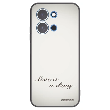 Picasee silikónový čierny obal pre Xiaomi Redmi 15C 4G - Love is a drug