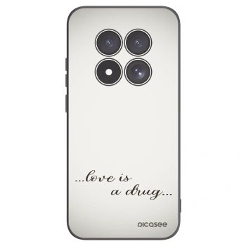 Picasee silikónový čierny obal pre Xiaomi Redmi Note 15 Pro 4G - Love is a drug