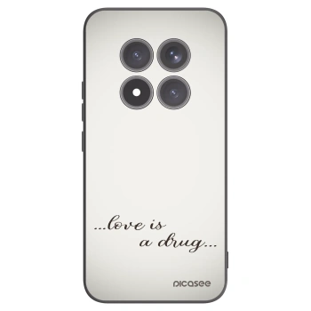 Picasee silikónový čierny obal pre Xiaomi Redmi Note 15 Pro+ - Love is a drug