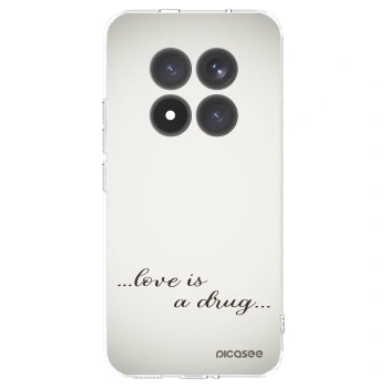 Picasee silikónový prehľadný obal pre Xiaomi Redmi Note 15 Pro+ - Love is a drug