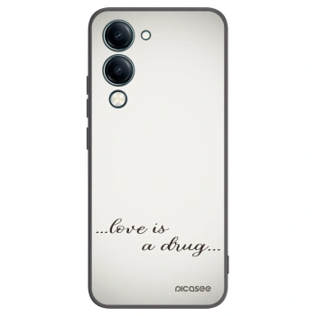 Picasee silikónový čierny obal pre Vivo Y29s 5G - Love is a drug