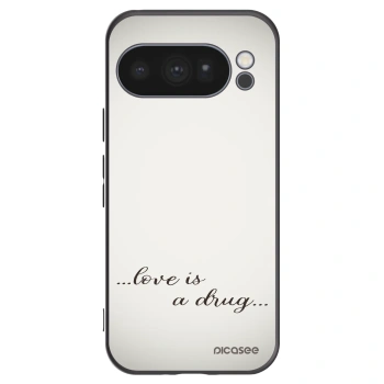Picasee silikónový čierny obal pre Google Pixel 10 Pro - Love is a drug