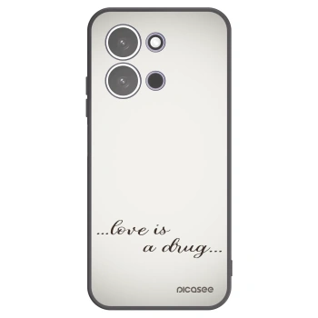 Picasee silikónový čierny obal pre Xiaomi Redmi 15C 5G - Love is a drug