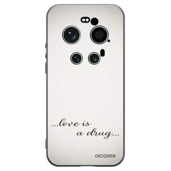Picasee silikónový čierny obal pre Xiaomi 17 Ultra - Love is a drug