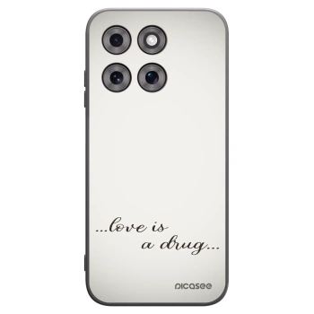 Picasee silikónový čierny obal pre Motorola Moto G77 - Love is a drug