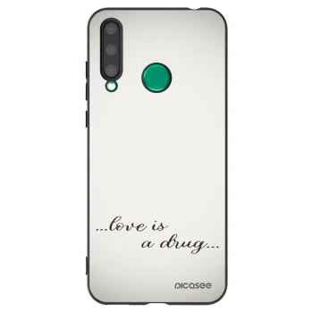 Picasee silikónový čierny obal pre Honor 20 Lite - Love is a drug