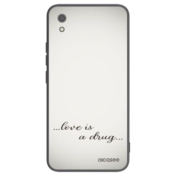 Picasee silikónový čierny obal pre Xiaomi Redmi 7A - Love is a drug