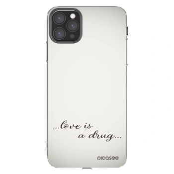 Picasee silikónový prehľadný obal pre Apple iPhone 11 Pro Max - Love is a drug