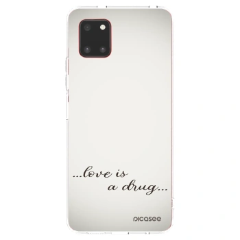 Picasee silikónový prehľadný obal pre Samsung Galaxy Note 10 Lite N770F - Love is a drug