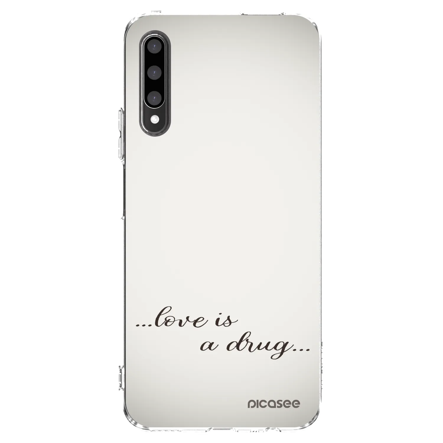 Silikónový prehľadný obal pre Honor 9X Pro - Love is a drug