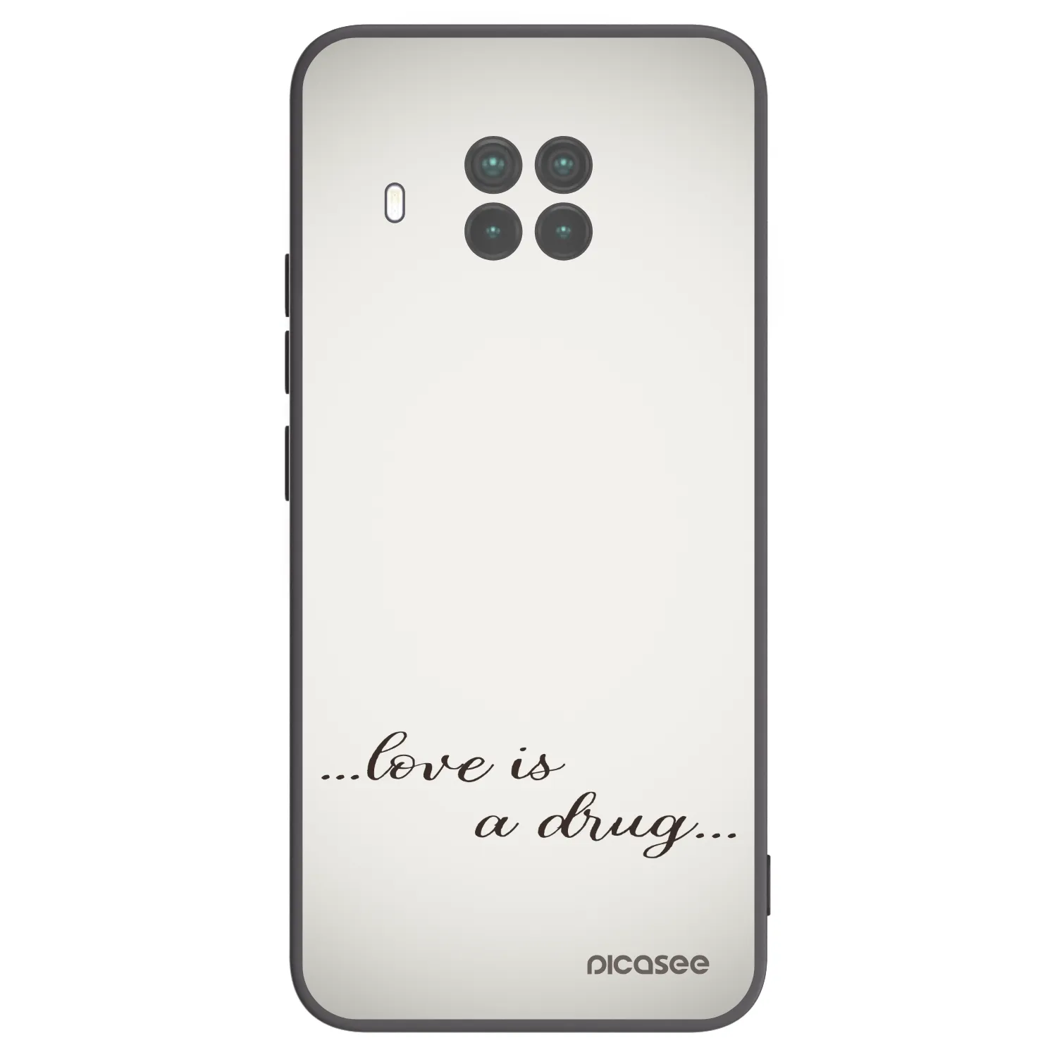 Picasee silikónový čierny obal pre Xiaomi Mi 10T Lite - Love is a drug