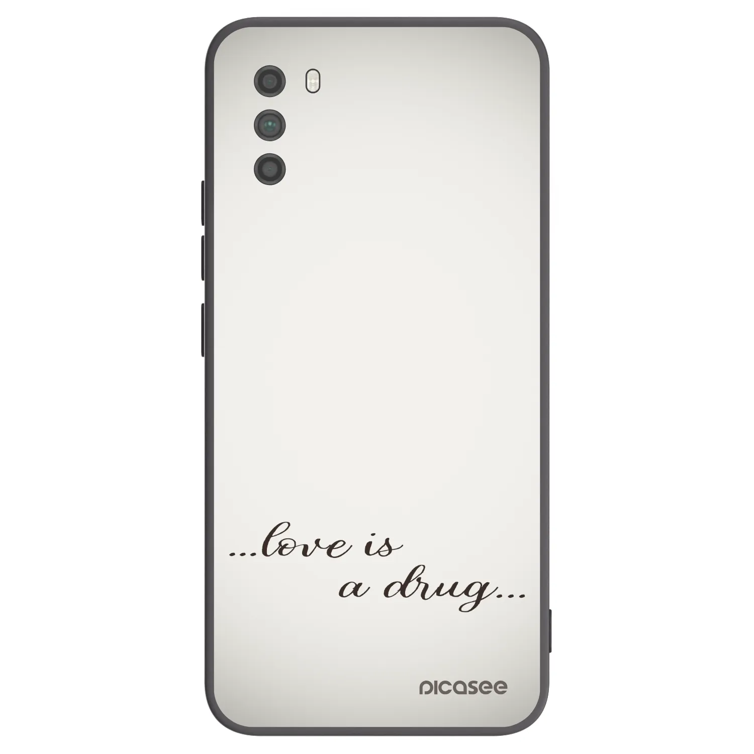 Picasee silikónový čierny obal pre Xiaomi Poco M3 - Love is a drug