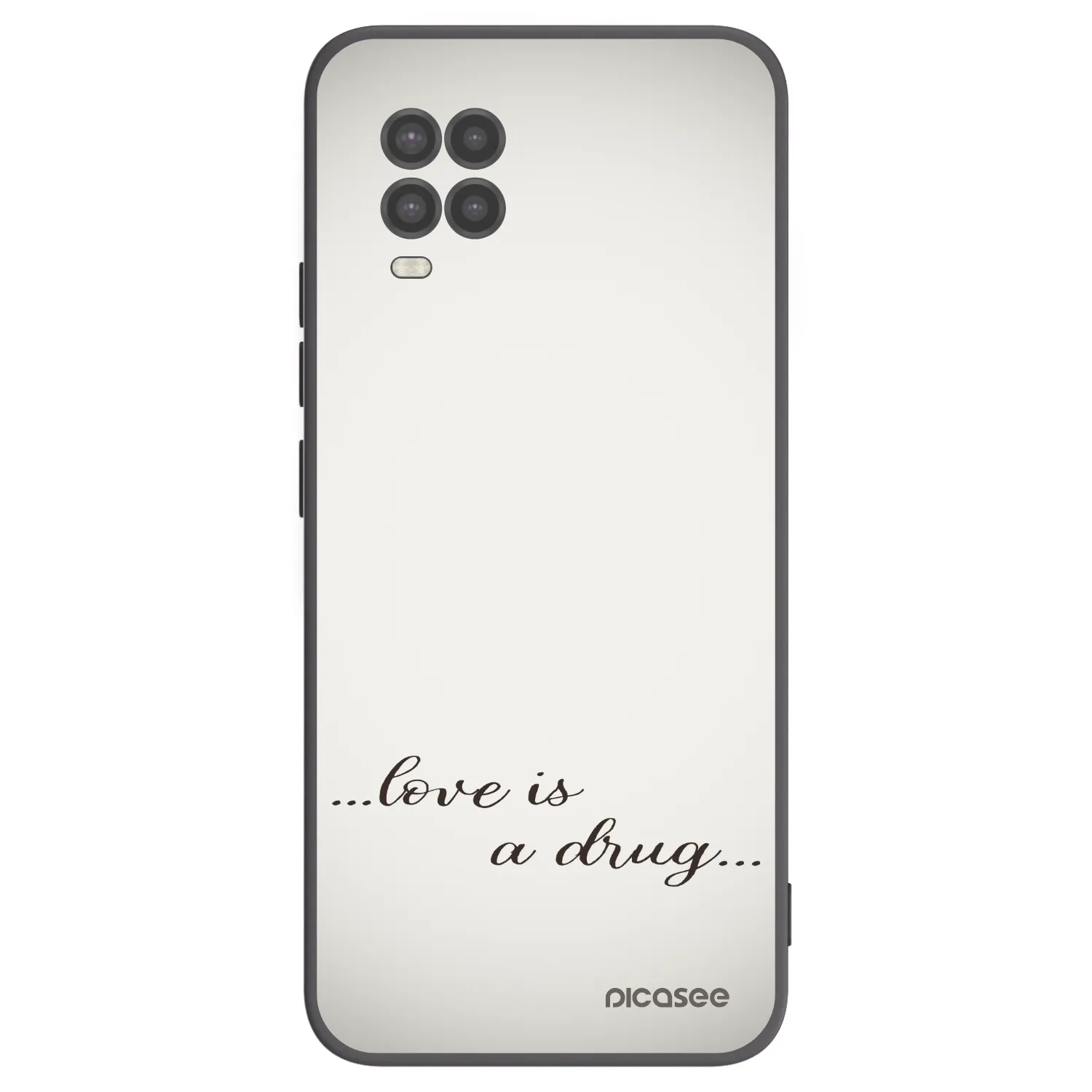 Picasee silikónový čierny obal pre Xiaomi Mi 10 Lite - Love is a drug