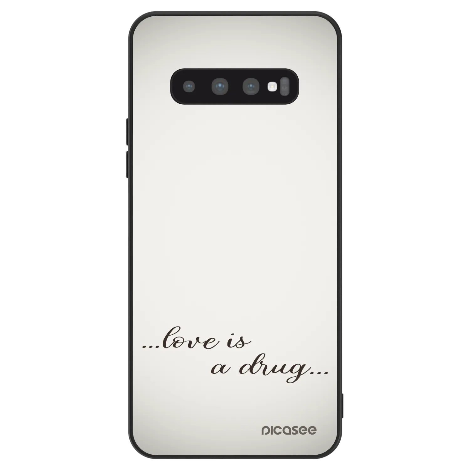 Picasee ULTIMATE CASE pro Samsung Galaxy S10 G973 - Love is a drug