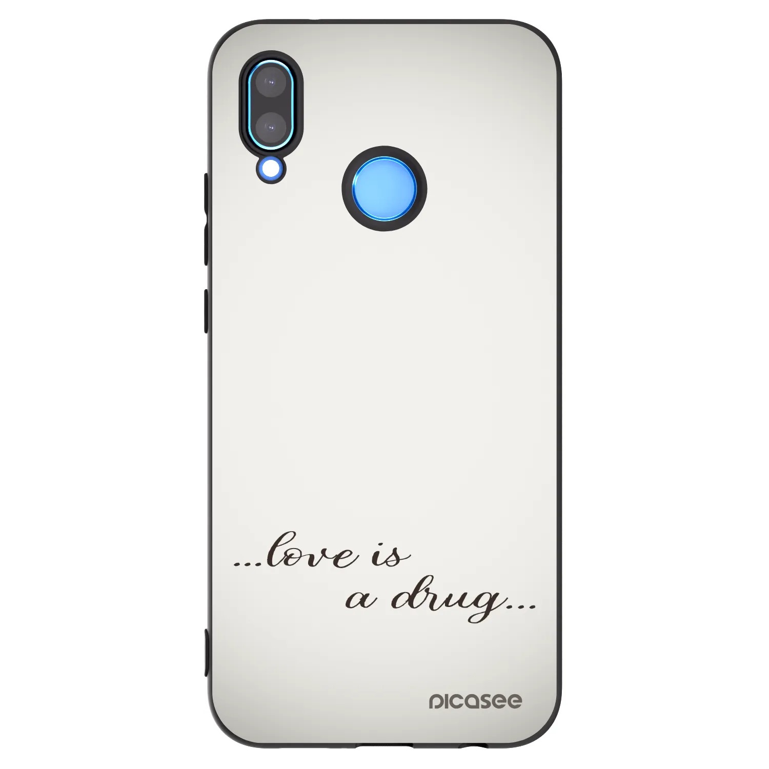 Picasee silikónový čierny obal pre Huawei Mate 40 Pro - Love is a drug