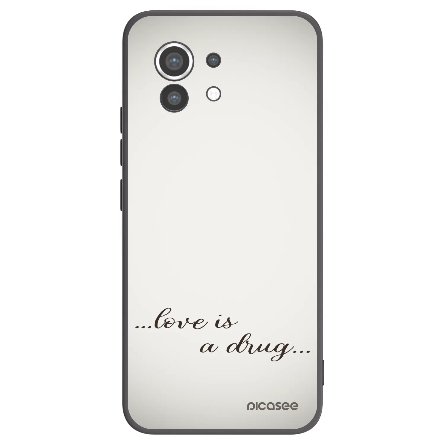 Picasee silikónový čierny obal pre Xiaomi Mi 11 - Love is a drug