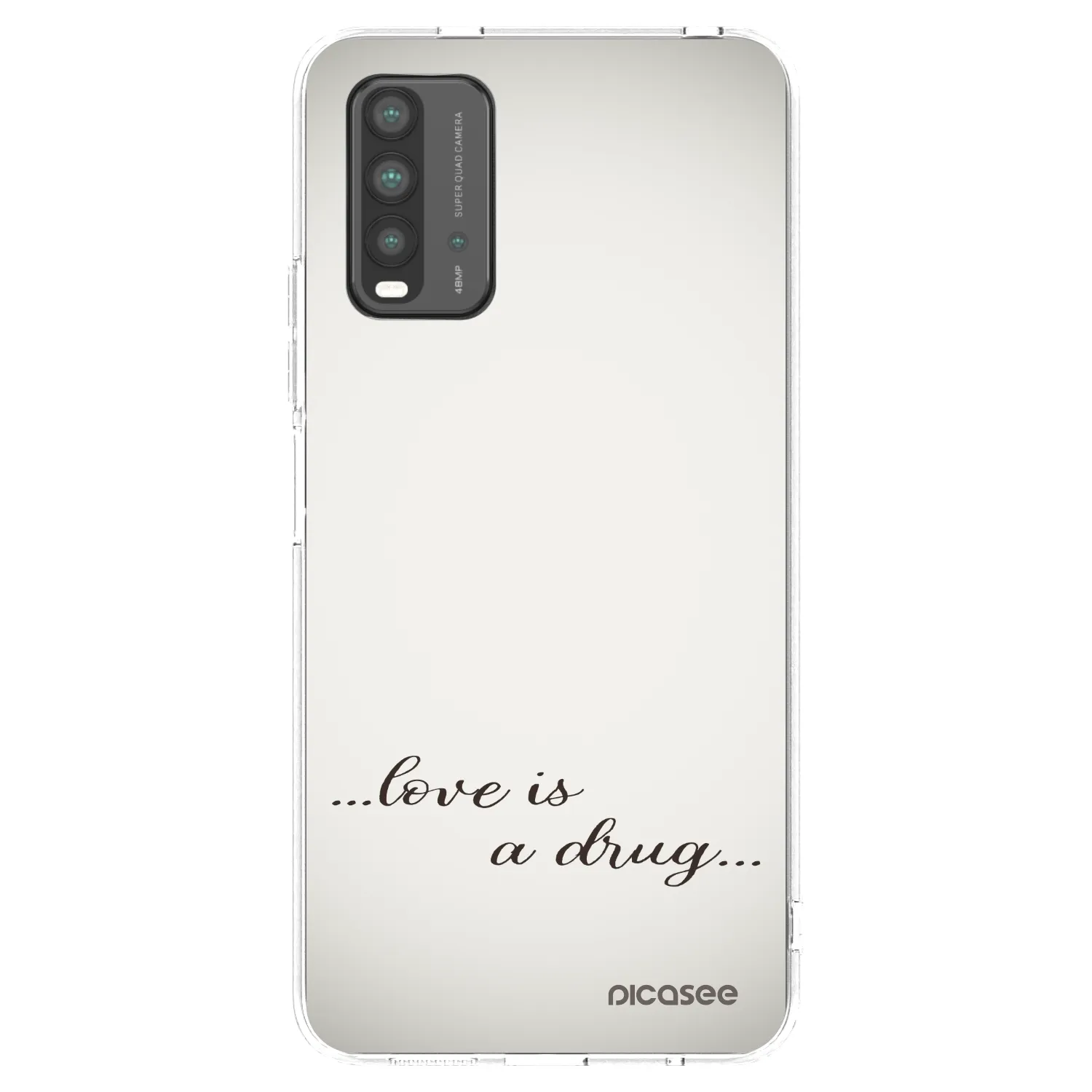 Picasee silikónový čierny obal pre Xiaomi Redmi 9T - Love is a drug