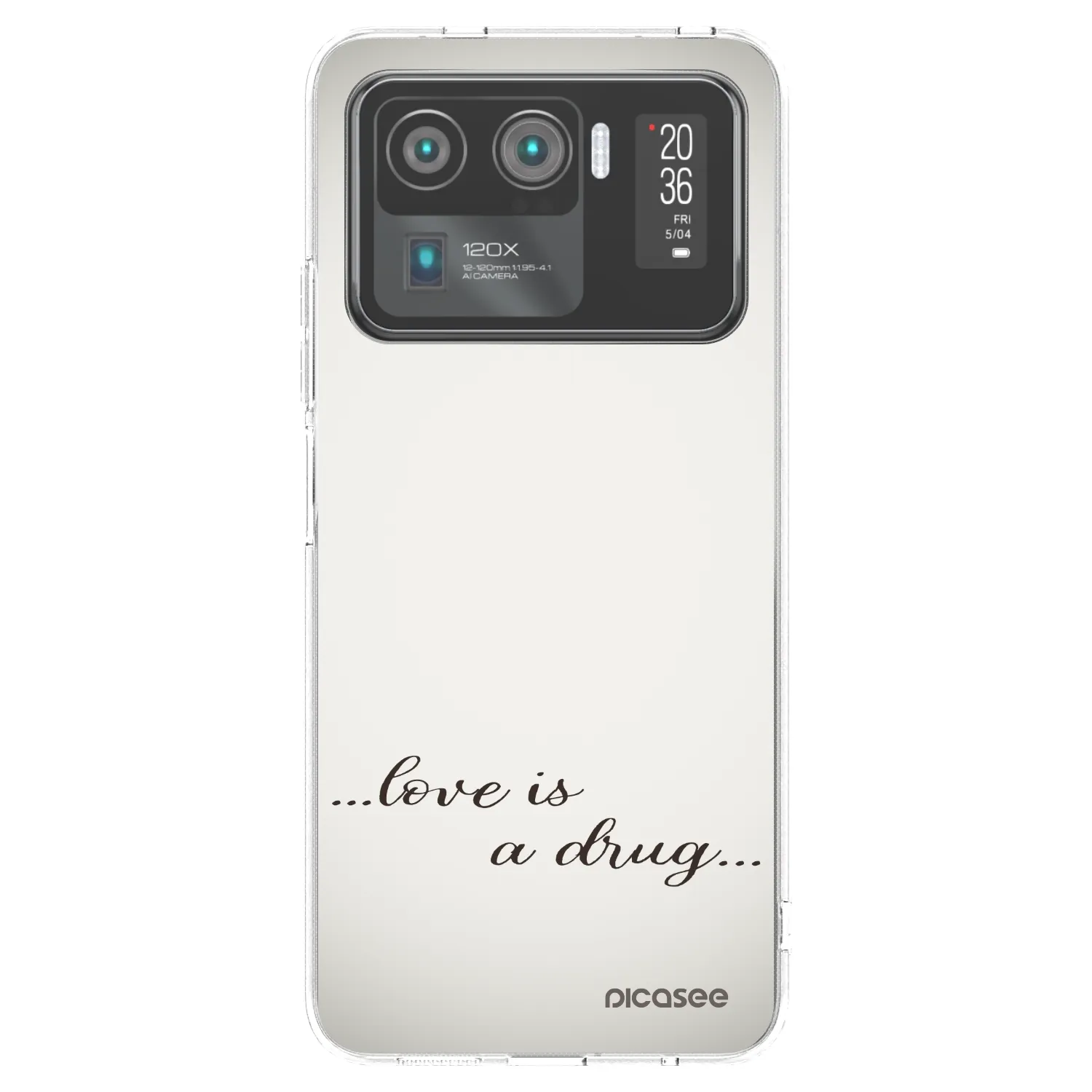 Silikónový prehľadný obal pre Xiaomi Mi 11 Ultra - Love is a drug